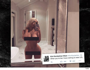 Domination Porn Captions Kim Kardashian - 0307-kim-kardashian-naked-bathroom-selfie-nothing-to-