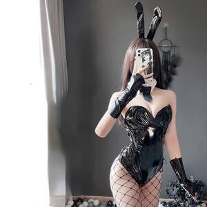 bunny costume - Sexy Bunny Girl Woman Cosplay Anime Costumes Hot PU Leather Strapless  Lingerie Erotic Naughty RolePlay Outfit Porn Bodysuit Suit - AliExpress