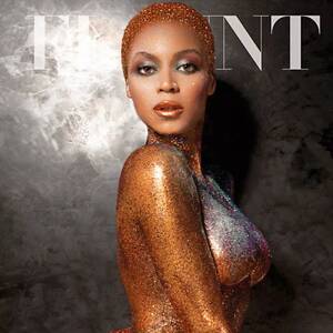 Beyonce Celebrity Porn - Beyonce naked in gold glitter paint - Irish Mirror Online