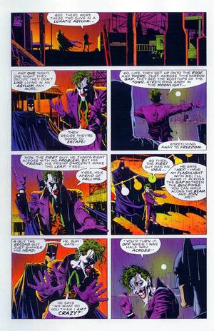 Batman Killing Joke Barbara Gordon - ... joke that makes Batman join in the laughter, ...