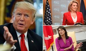 Heather Nauert Porn - Trump puts ex-Fox News anchor Heather Nauert on list to replace Nikki Haley  as U.N. ambassador | Daily Mail Online