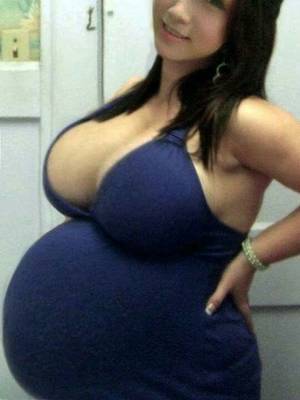 massive pregnant big boobs milking - Someone ruined the hell out of that body. Huge belly, big breasts all  rounded.