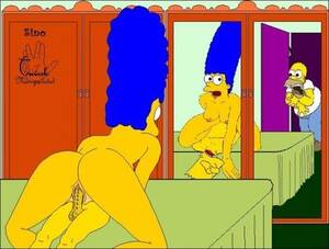 Homer And Bart Porn - marge and bart simpson go to it like fucking rabbits not caring who see`s  them inclucing homer who`s watches from the door â€“ Simpsons Porn