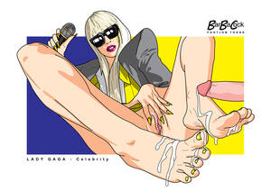 celebrity footjob drawing - LADY GAGA Cum On Feet [Celebrity] by BarBaCock - Hentai Foundry