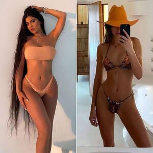kim kardashian sexy nude latina - Kylie Jenner, Kendall Jenner Show Off Bikini Bodies in Mexico | Us Weekly