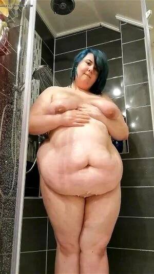 bbw huge belly nude - Watch bbw fat belly shower - Ssbbw, Bbw, Shower Porn - SpankBang