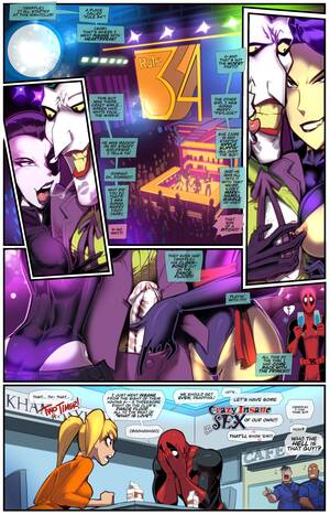 Crazy X Rated Sex Cartoons - Crazy Insane Sex (Batman , Deadpool , Teen Titans) [Fred Perry] Porn Comic  - AllPornComic
