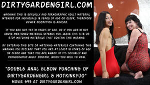 Hotkinkyjo Anal Punch - Double anal elbow fisting and punching of Dirtygardengirl & Hotkinkyjo -  ThisVid.com em inglÃªs