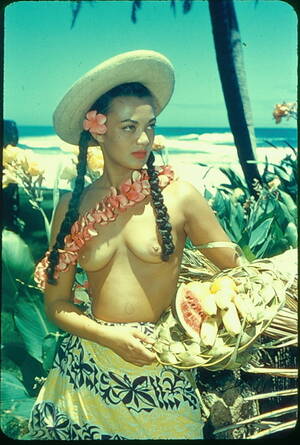 1950s Porn Girls - nofrillsretro: BEAUTIFUL HAWAIIAN GIRL, VINTAGE 35mm COLOR SLIDE, 1950s  Tumblr Porn