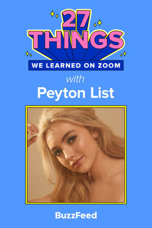 Disney Peyton List Porn - Peyton List 27 Questions Interview