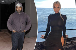 kim kardashian and kanye west - Kanye West allegedly showed explicit pics of Kim Kardashian to employees