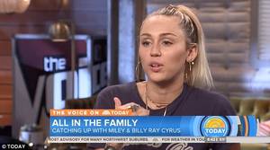 Miley Cyrus Schoolgirl Porn - New work: Singer Miley Cyrus appeared on the Today show on Monday morning