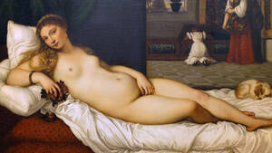 blue angel masturbation - Titian, Venus of Urbino
