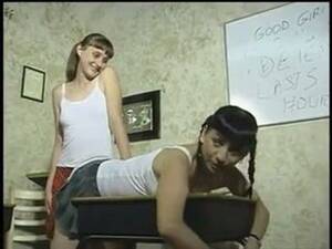 lesbian college spanking - Lesbian Schoolgirls Spanking Each Other | AREA51.PORN