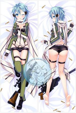 Anime Weapon Porn - Sword Art Online 2 Sinon Anime Dakimakura Pillow Case