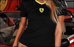Ferrari Garage Porn - Free Porn Pics of Hot beautiful Sandy posing and masturbating in the garage  with Ferrari - MyPornstarBook.net
