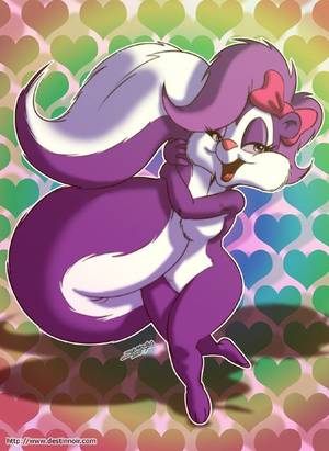 La Fifi Furry Porn Female - e621 anthro female fifi_la_fume long_tail mammal skunk solo  tiny_toon_adventures warner_brothers zamora
