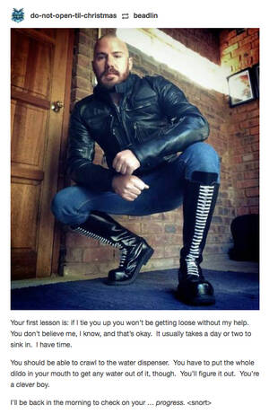 Gay Leather Captions Porn - I love it when guys on Tumblr write hot captions like this |  MetalbondNYC.com