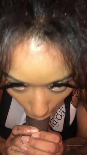 ebony college cum - Sexy Slutty Ebony College Girl Giving a Blowjob to a BBC and Gets Cum in  her Mouth Video - ViralPornhub.com