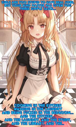 Anime Maid Porn Captions - Maid life (master/slave) : r/hentaicaptions