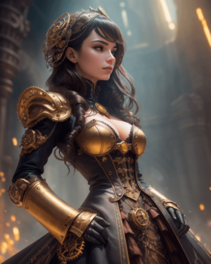 3d Porn Steampunk Girls - Empress of the Steampunk Realm : r/sdforall