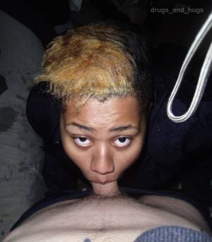 Ebony Bbw Deepthroat Porn - Amateur Ebony BBW Blowjob Deepthroat Titfuck Gagging - Photo #5