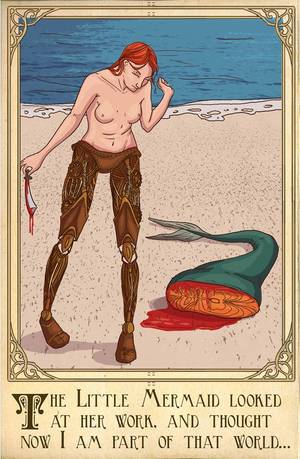 Disturbing Cartoon Porn - Massachusetts-based illustrator Rachael Wise has given several classical  fairy tales a dark, modern-day twist. In her self-described.