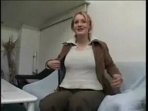 Mature Blonde Interview - Chubby mature blonde female gives interview and undresses | xHamster