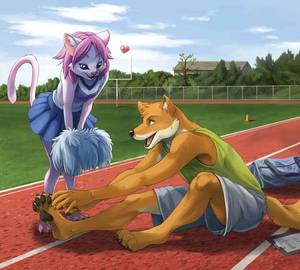 Furry T.u.f.f. Puppy Porn - Running and Furries, yes please. This art is not mine, the credit goes to  the respective artist