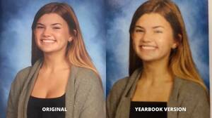 amateur teen girls masturbating - School decides to cover girls' chests by altering yearbook photos, St.  Johns County students, parents angry : r/news