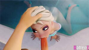 frozen shemale cartoon animated - Frozen - Elsa gets a blowjob - XVIDEOS.COM