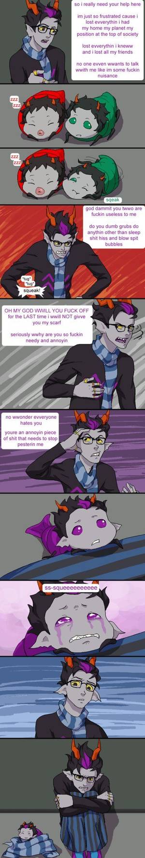 Homestuck Grand High Boob Porn - Even annoying pieces of shit have feelings and if u can't respect their  feelings