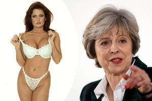 Embarrassed Porn Stars X - Theresa May confused with porn star Teresa May