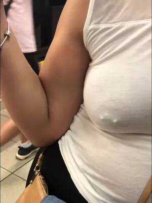 big nipples shirt - Wife in see through Shirt Flashing in Public Nipples Showing - Shooshtime