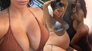 kim kardashian pregnant nude - Let It All Hang Out! Kim Kardashian's Most Naked Pregnant Photos -- 10 Hot  Mommy Pics!