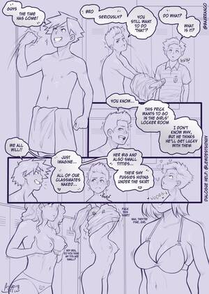 Group Sex Porn Comics - P.E. Orgy Porn comic, Rule 34 comic, Cartoon porn comic - GOLDENCOMICS