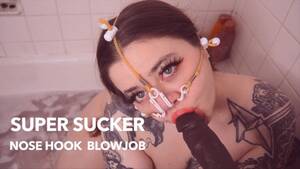 hooked blowjob - Nose Hook Bondage Blowjob Gif | BDSM Fetish