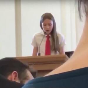 Drugged Lesbian Porn - Mormon girl, 12, is stopped from speaking as she explains why she is gay to  church | The Independent | The Independent