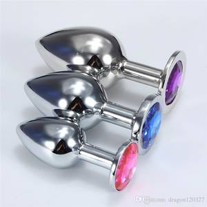anal butt plug jewelry - Hot Sale Metal Anal Plug Jewelry Big Butt Plug Dildo Jewelry Large Medium  Small Buttplug Insert Beads Jeweled Anal Sex Toy For Men And Women Plug  Jewel ...