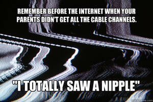 90s Porn Captions - remember before the internet when your parents didn't get all the cable  channels. \