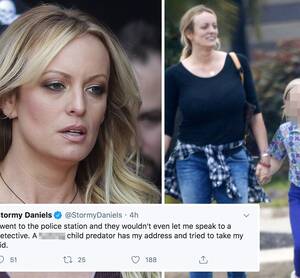 Kidnapping Porn Captions - Porn star Stormy Daniels says 'child predator' tried to kidnap her daughter  â€“ The US Sun | The US Sun