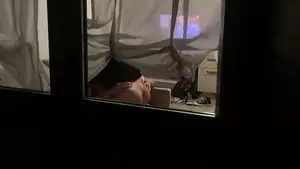 interracial voyeur window - voyeur caught couple having sex through window â€“ spying neighbor | xHamster