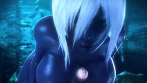 Blue Skin Alien Girl Porn - Alien hottie with big tits and blue skin fucked rough in an FFM threesome -  CartoonPorn.com