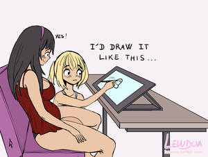 futa sex drawings - Lewdua - Drawing the Perfect Dick
