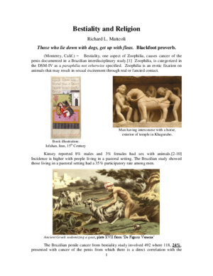 Bestiality Religion Porn - PDF) I-D: Bestiality and Religion | Richard Matteoli - Academia.edu