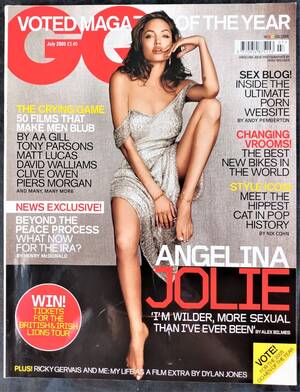 angelina jolie sex - GQ Magazine July 2005. Angelina Jolie. Very Good | eBay