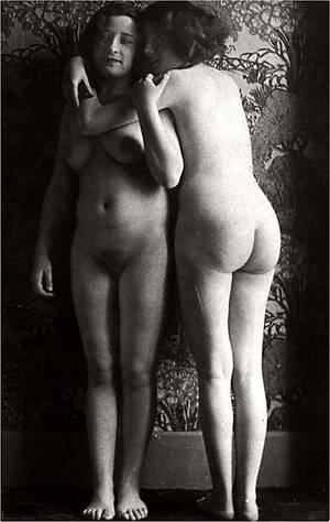 best vintage erotica - classic-vintage-lesbian-erotic-nude-french-postcard-1930s-