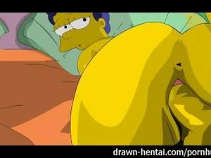 marge sucking cock in public - Simpsons Porn - Homer fucks Marge