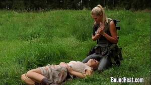 Lesbian Slave Hunter - Lesbian Huntress Caught Young Brunette In The Woods - XVIDEOS.COM