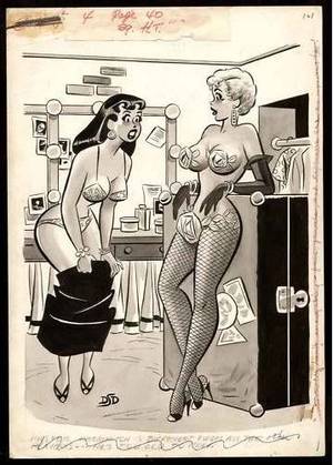 1960 cartoon nude - Dan DeCarlo from Humorama